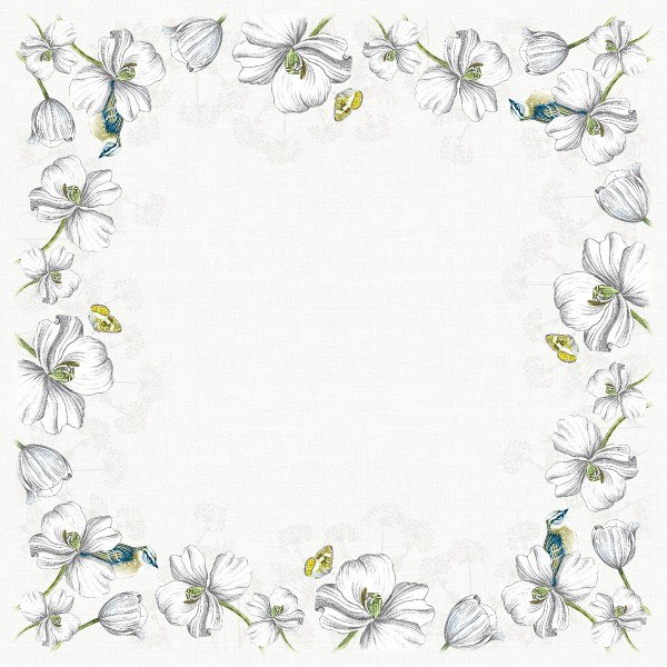 Airlaid Tischdecke Isabeau, 80 x 80 cm, 20 Stück - Mank