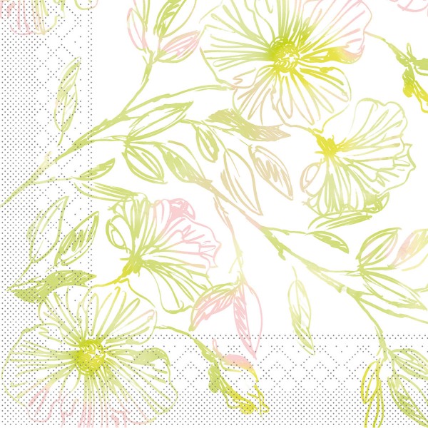 Tissue Serviette Kelani, 40 x 40 cm, 3-lagig, 100 Stück - Mank