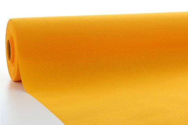 Airlaid Tischdeckenrolle Curry, 118 cm x 25 m , 1 Stück - Mank