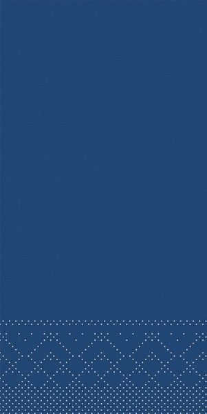 Tissue Serviette Blau, 40 x 40 cm, 1/8 Falz, 100 Stück - Mank
