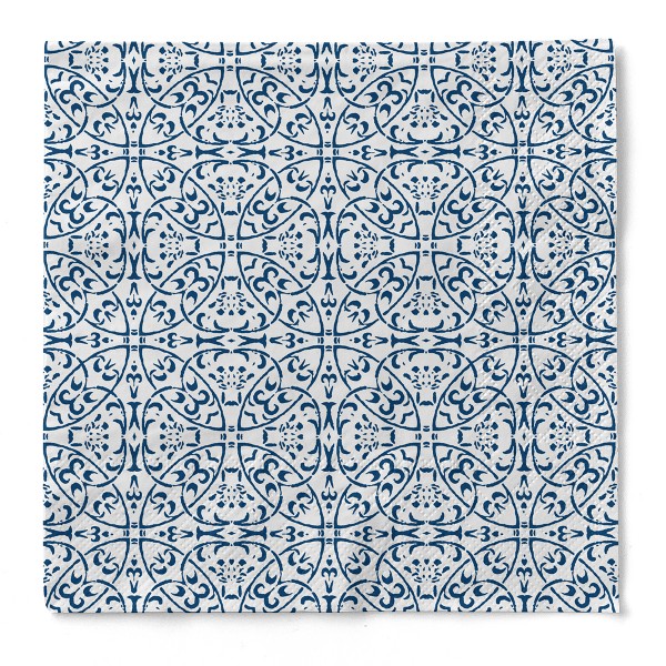 Tissue Serviette Claudio in Dunkelblau 33 x 33 cm, 3-lagig, 100 Stück - Mank