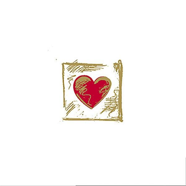 Airlaid Serviette Herzlich Willkommen, 25 x 25 cm, 50 Stück - Mank