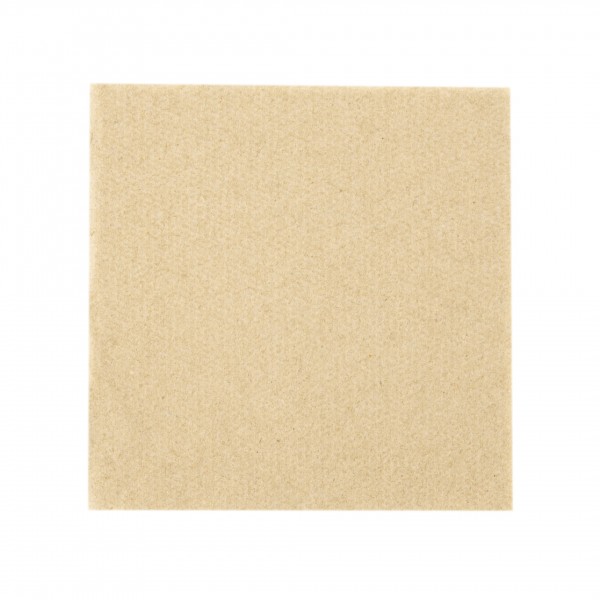 Softpoint Mini-Cocktail Serviette Sand, 20 x 20 cm, 100 Stück - Mank