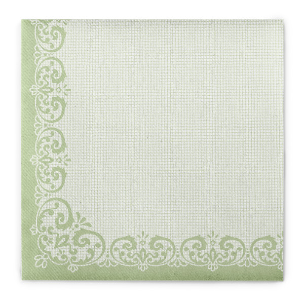 Airlaid Serviette Janina in Salbei, 40 x 40 cm, 50 Stück - Mank