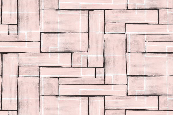 Airlaid Tischläufer Theo in Rosé-Schwarz, 40 cm x 24 m , 1 Stück - Mank