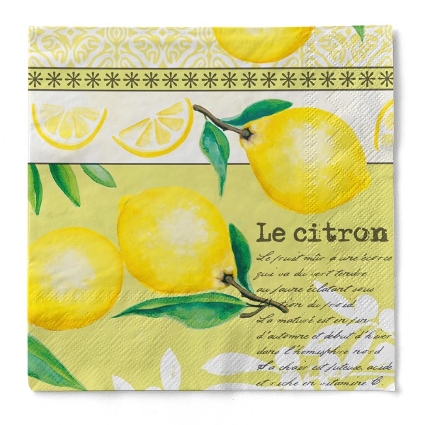 Tissue Serviette Jona, 33 x 33 cm, 3-lagig, 100 Stück - Mank
