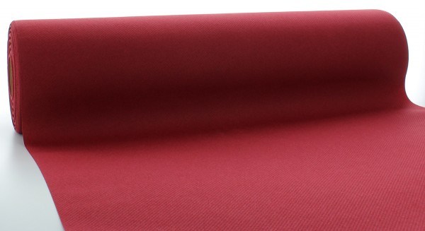 Airlaid Tischläufer Bordeaux, 40 cm x 24 m , 1 Stück - Mank
