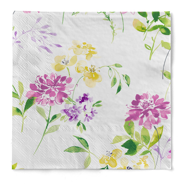 Tissue Serviette Esther, 40 x 40 cm, 3-lagig, 100 Stück - Mank