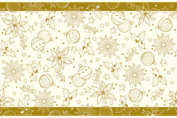 Airlaid Tischläufer Milan in Champagner-Gold, 40 cm x 24 m , 1 Stück - Mank