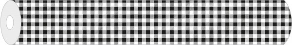 Papier Rollenware Robin in Schwarz ,100 cm x 25 m, 1 Stück - Mank
