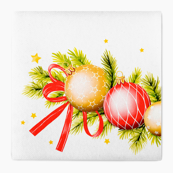 Airlaid Serviette Kerstin in Weiß, 40 x 40 cm, 50 Stück - Mank