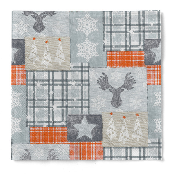 Tissue Serviette Pedro, 40 x 40 cm, 100 Stück - Mank