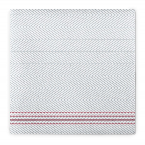 Airlaid Serviette Lukas in Perlgrau-Altrosa 40 x 40 cm, 50 Stück - Mank