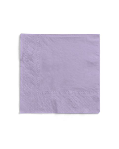 Tissue Serviette Lila, 33 x 33 cm, 3-lagig, 100 Stück - Mank