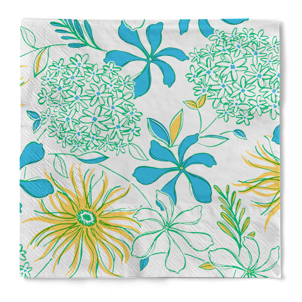Tissue Serviette Hilde, 33 x 33 cm, 100 Stück - Mank