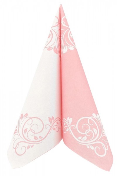 Airlaid Serviette Bellissima in Rosa, 40 x 40 cm, 50 Stück - APARTina