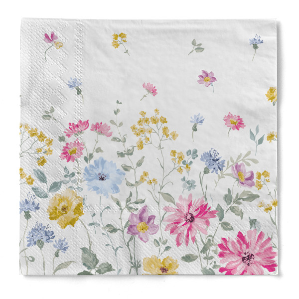 Tissue Serviette Meggi 40 x 40 cm, 3-lagig, 100 Stück - Mank