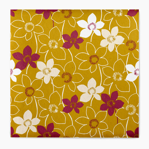 Airlaid Serviette Cora in Gold, 40 x 40 cm, 50 Stück - Mank