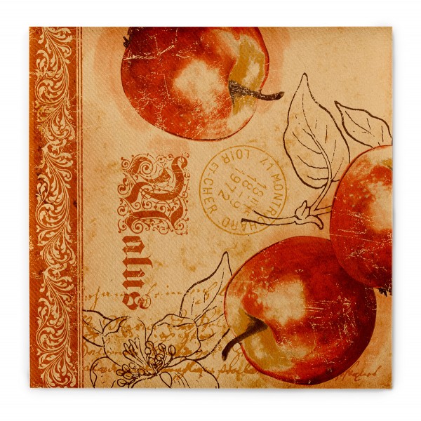 Airlaid Serviette Malus, 40 x 40 cm, 50 Stück - Mank