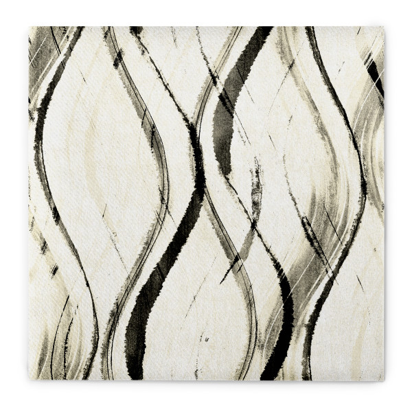 Airlaid Serviette Albi in Pebble Stone-Schwarz, 40 x 40 cm, 50 Stück - Mank