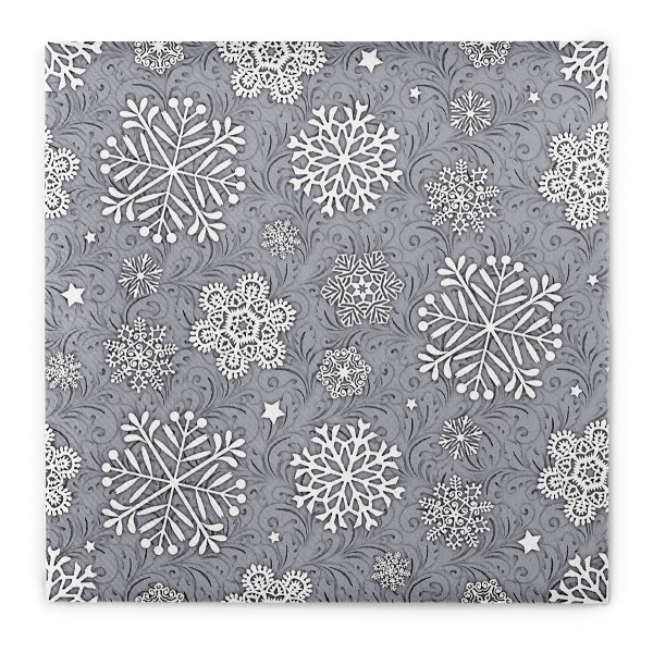 Airlaid Serviette Steven in Silbergrau, 40 x 40 cm, 50 Stück - Mank