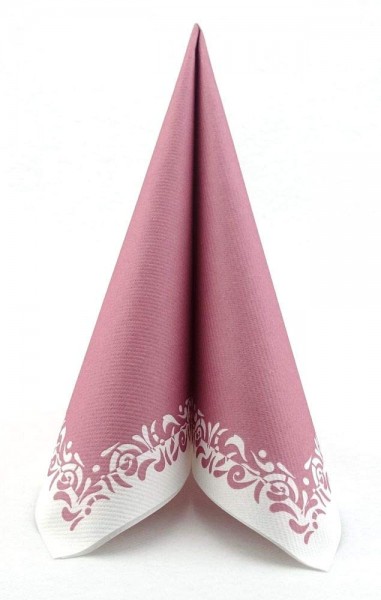 Airlaid Serviette Romantique in Altrosa 33 x 33 cm, 50 Stück - APARTina