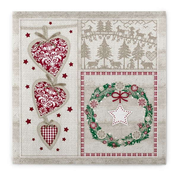 Airlaid Serviette Benita, 40 x 40 cm, 50 Stück - Mank