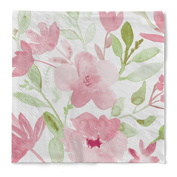 Tissue Serviette Madera 40 x 40 cm, 3-lagig, 100 Stück - Mank