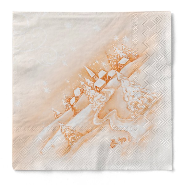 Tissue Serviette Silence, 40 x 40 cm, 100 Stück - Mank
