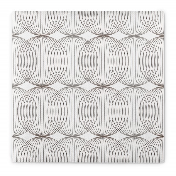 Airlaid Serviette Ludo in Beige Grey-Braun 40 x 40 cm, 50 Stück - Mank