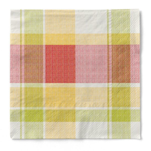 Tissue Serviette Marc in Orange-Rot, 33 x 33 cm, 3-lagig, 100 Stück - Mank