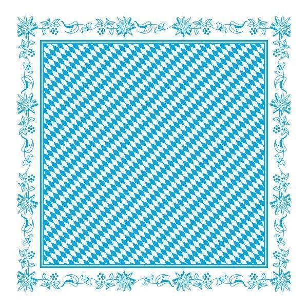 Airlaid Tischdecke Bayern, 80 x 80 cm, 20 Stück - Mank