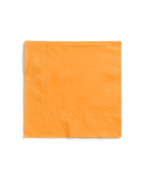 Tissue Serviette Curry/Orange, 33 x 33 cm, 100 Stück - Mank